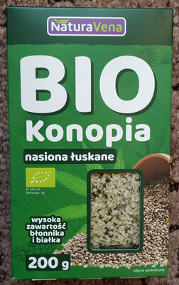 BIO Konopia nasiona łuskane NaturaVena