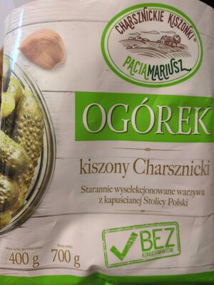Ogórek kiszony Charsznicki Charsznickie kiszonki Pacia Mariusz
