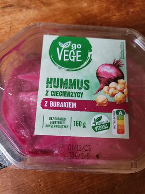 Hummus z ciecierzycy z burakiem Go Vege