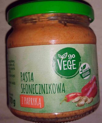 Pasta słonecznikowa z papryką go vege