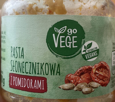 Pasta słonecznikowa z pomidorami Go vege