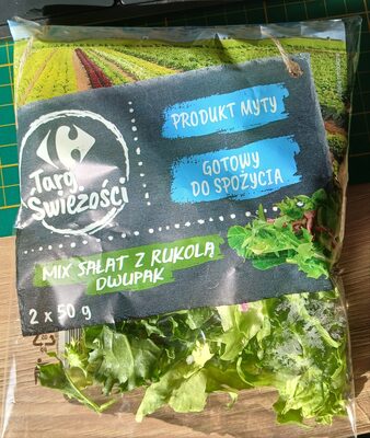 Mix sałat z rukolą dwupak Carefour