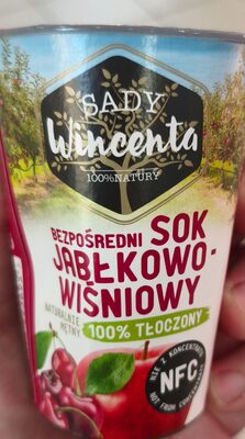 Bezpośredni dom jabłkowo-wiśniowy 100% tłoczny Sady Wincenta