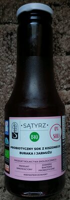 Probiotyczny sok z kiszonego buraka i jarmużu Sątyrz