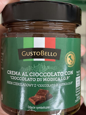 Krem czekoladowy z "cioccolato di Modica I.G.P." GustoBello