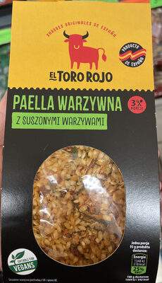 Paella warzywna z suszonymi warzywami El Toro Rojo