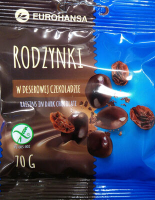 Rodzynki w deserowej czekoladzie Eurohansa