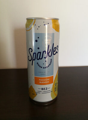 Żywiec Zdrój Sparkles. Napój gazowany o smaku mango i marakui.