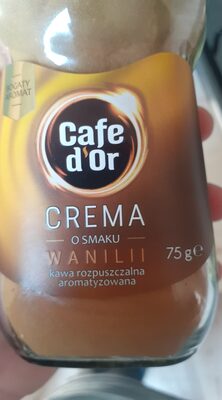 Crema o smaku wanilii Cafe d'Or