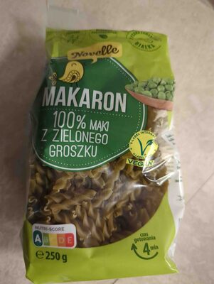 Makaron z zielonego groszku Novelle