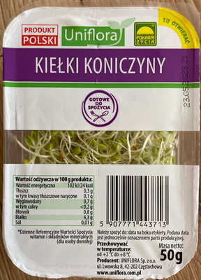 Kiełki koniczyny Uniflora