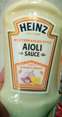 Aioli sauce Mediterranean style Heinz