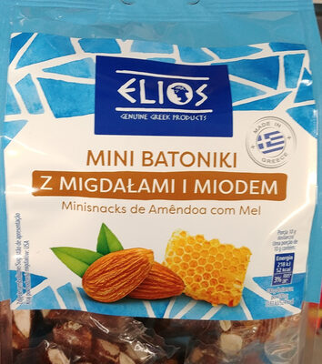 Mini batoniki z migdałami i miodem Elios