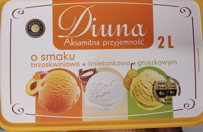 Diuna o smaku brzoskwiniowo, śmietankowo, gruszkowym