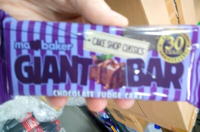 Giant bar chocokate fudge cake