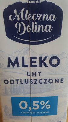 Mleko UHT odtłuszczone 0,5% Mleczna dolina
