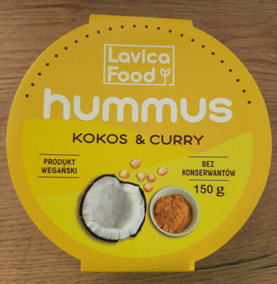 hummus kokos & curry Lavica Food