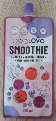 Smoothie jabłko, jagoda, burak Owolovo