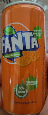 Napój gazowany o smaku pomarańczowym Fanta