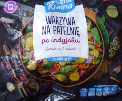 Warzywa na patelnie "po indyjsku" Mroźna Kraina