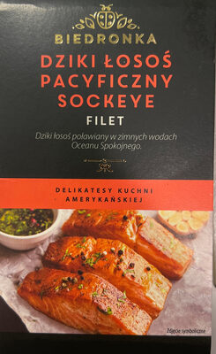 Łosos pacyficzny filet ze skórą Biedronka