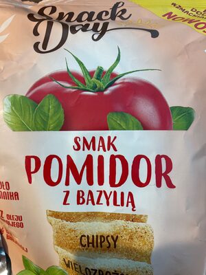 Chipsy wielozbożowe smak pomidor z bazylią Snack Day