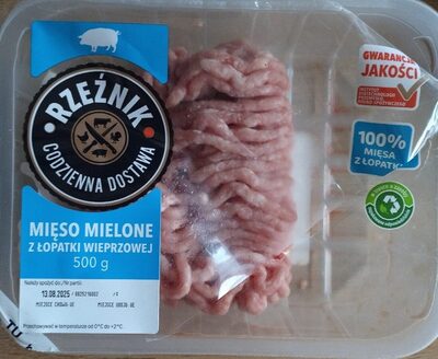 Mięso Mielone Z Łopatki Wieprzowej