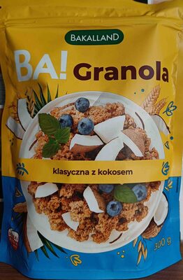 Granola klasyczna z kokosem BakallanD