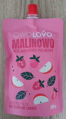 mus jabłkowo-malinowo owolovo