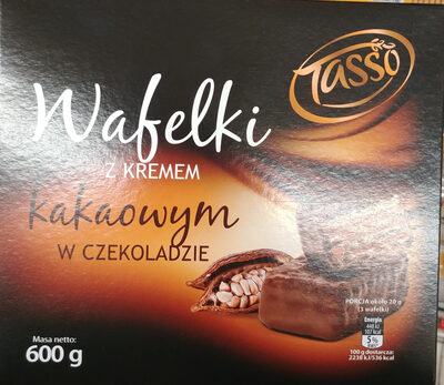 Wafelki z kremem kakaowym w czekoladzie Tasso