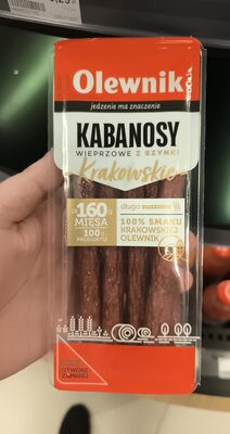 Kabanosy wieprzowe z szynki krakowskie Olewnik