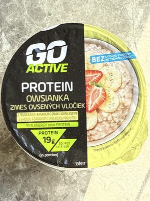 Owsianka Z Truskawkami I Bananem O Smaku Waniliowym Go Active