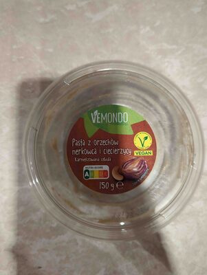 Pasta z orzechów i ciecierzycy Vemondo