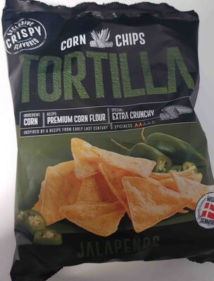 Corn chips tortilla jalapenos OK snacks