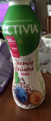 Jogurt pitny Siemię lniane, sliwka Activia