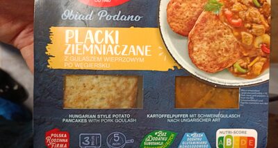 Placki Ziemniaczane z gulaszem wieprzowym po węgiersku U Jedrusia