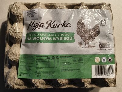 Jaja z chowu na wolnym wybiegu Moja Kurka