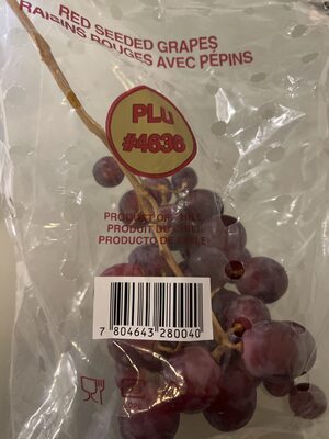 Red seeded grapes