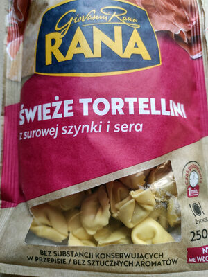 Świeże tortellini z surowej szynki i sera Rana