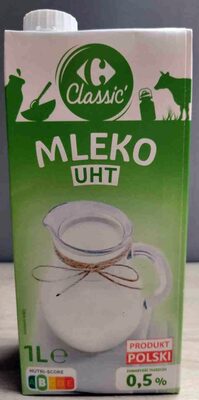 Mleko UHT 0.5% Carrefour Classic