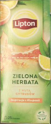 Lipton zielona herbata z nutą cytrusów