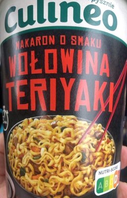 Makaron o smaku wołowina teriyaki