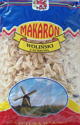Makaron woliński z kurkumą