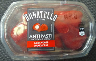 Donatello Antipasti nadziewane serkiem czerwone papryczki