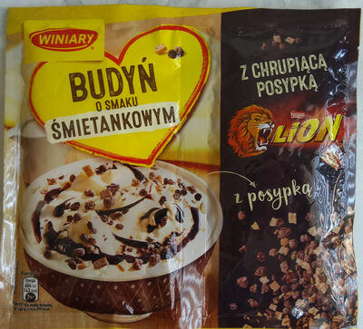 Budyń o smaku śmietankowym z chrupiącą posypką Winiary