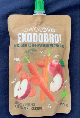 Mus jabłkowo-marchewkowy eko