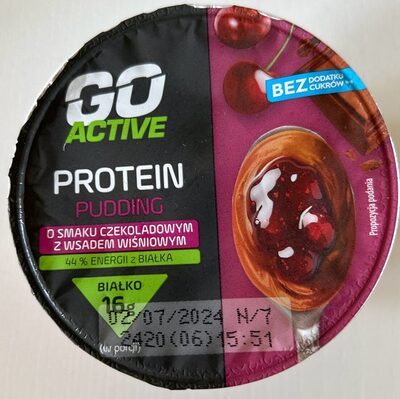 Protein Pudding Czekolada Z Wiśnią Go Active
