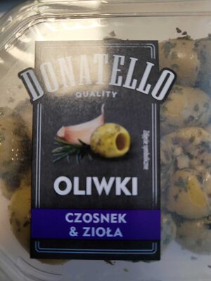 Oliwki czosnek i zioła Donatello