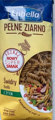 Świdry fusilli z żytem Lubella