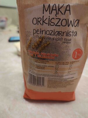 Mąka orkiszowa pełnozarnista Niedźwiady